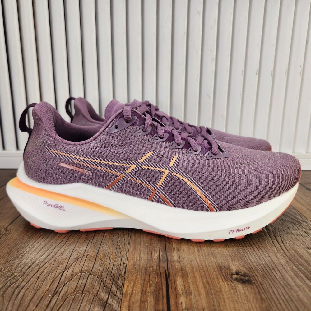 Asics GT-2000 13 Running Shoes Womens Sz 9 Purple Jacquard Low Sneakers 1012B666